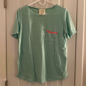 Mint Green Pocket Tee